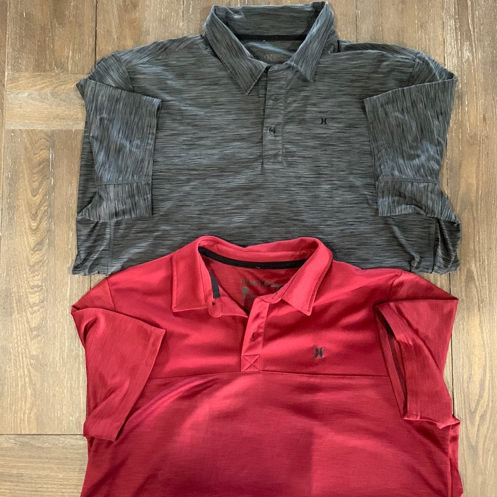 🔥2 for $25 Hurley Polos made by Nike Dri-Fit🔥